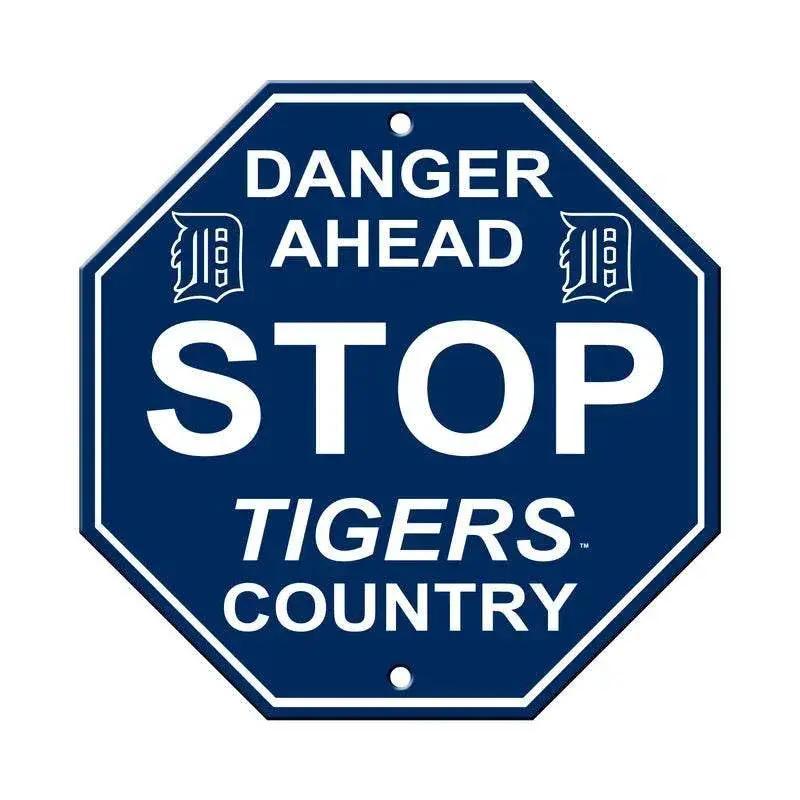  Detroit Tigers 12x12 Plastic Stop Style Sign Alternate -  ToylandEU™