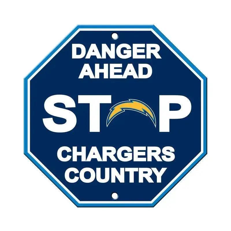  Los Angeles Chargers 12x12 Plastic Stop Style Sign Display -  ToylandEU™