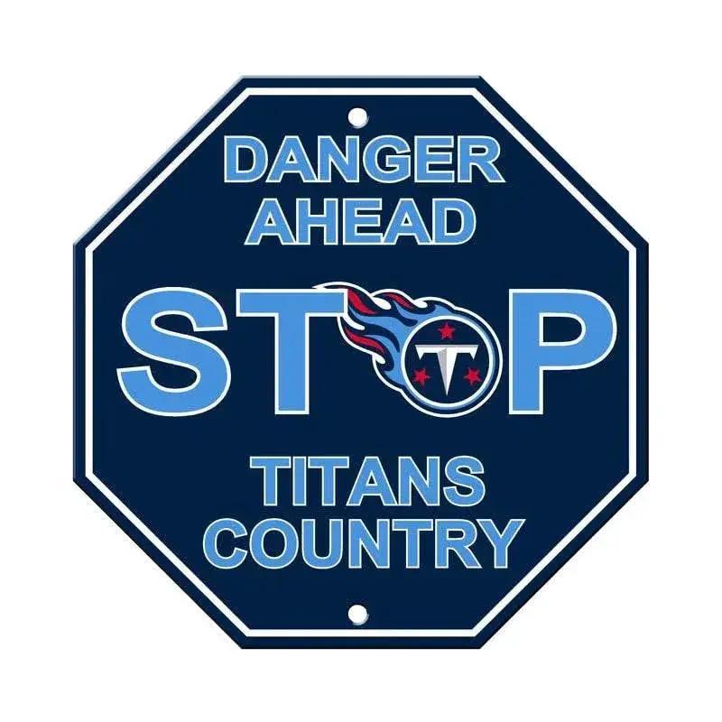  Tennessee Titans 12x12 Plastic Stop Style Sign Color -  ToylandEU™