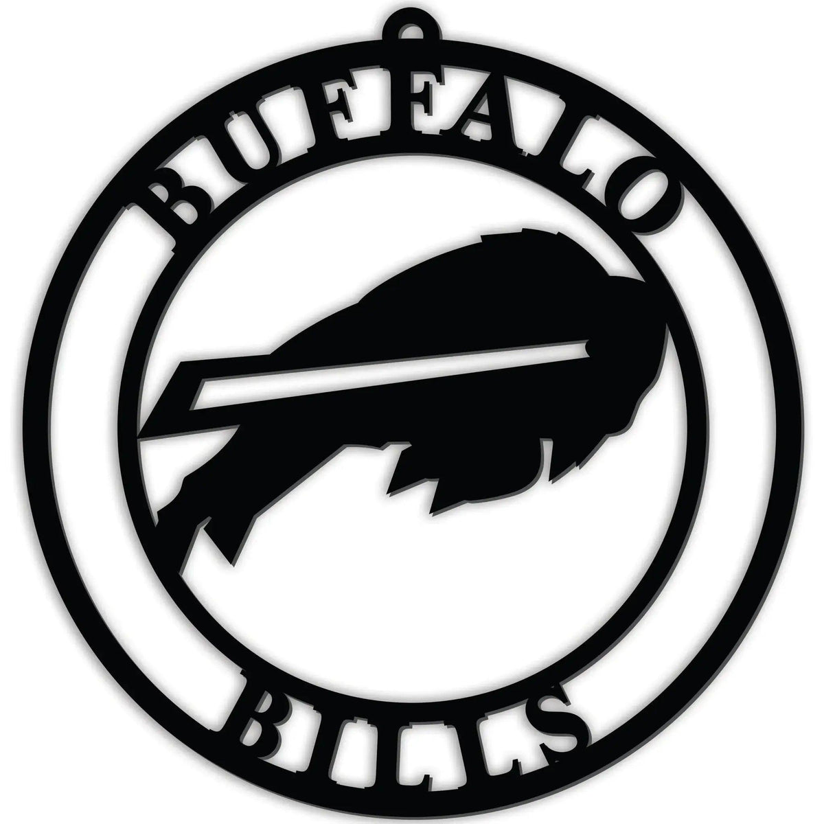  Buffalo Bills 16 Inch Door Hanger Black PVC Sign Outdoor -  ToylandEU™