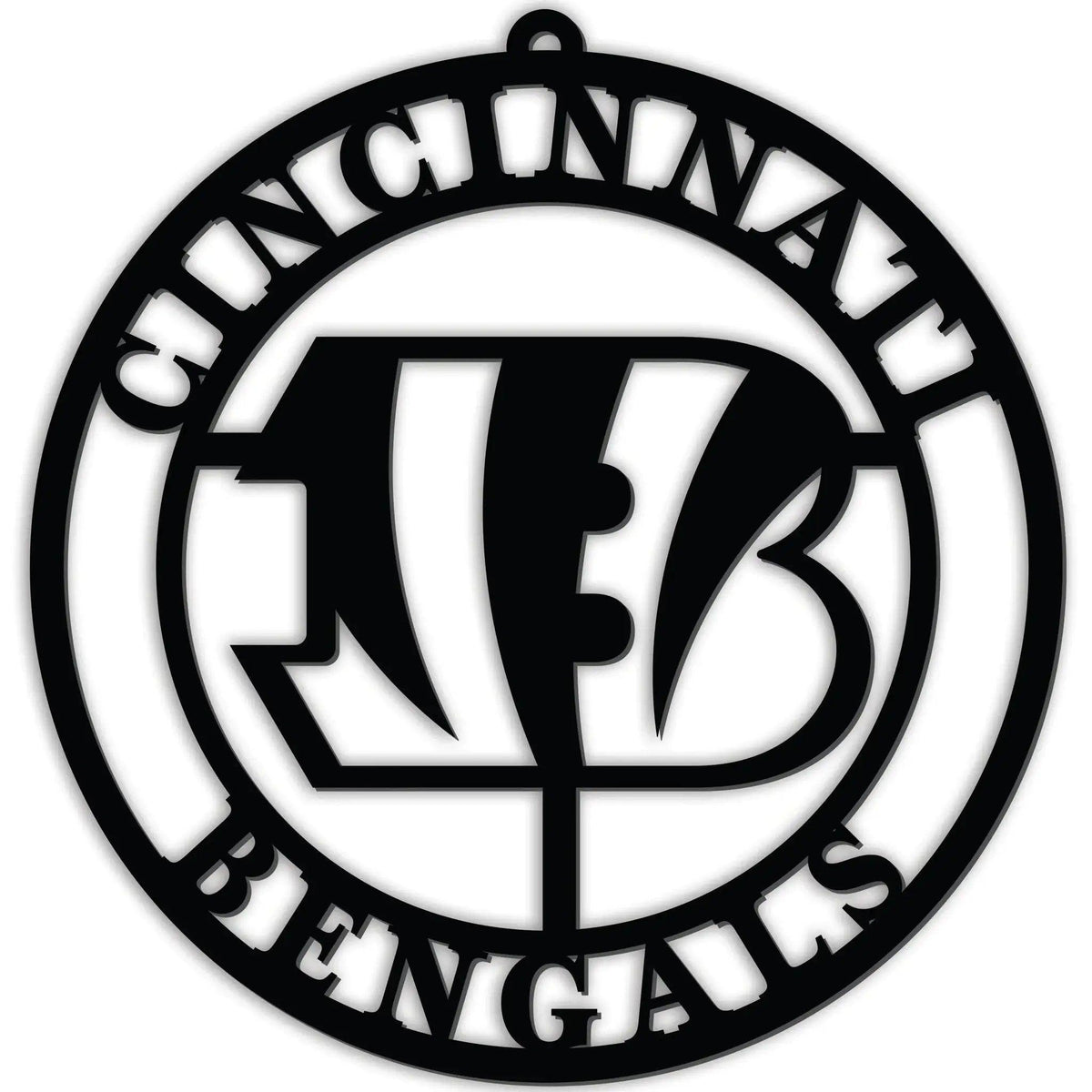  Cincinnati Bengals Door Hanger Sign 16 Inch Black PVC -  ToylandEU™