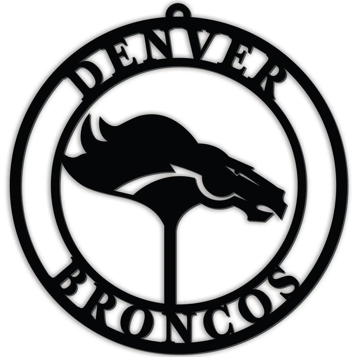  Denver Broncos 16 Inch Door Sign Hanger Black PVC Display -  ToylandEU™