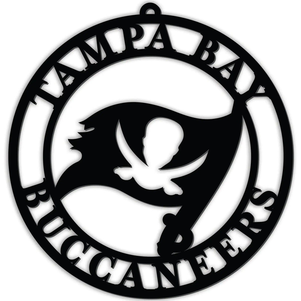  Tampa Bay Buccaneers Sign Door Hanger 16 Inch Black PVC -  ToylandEU™