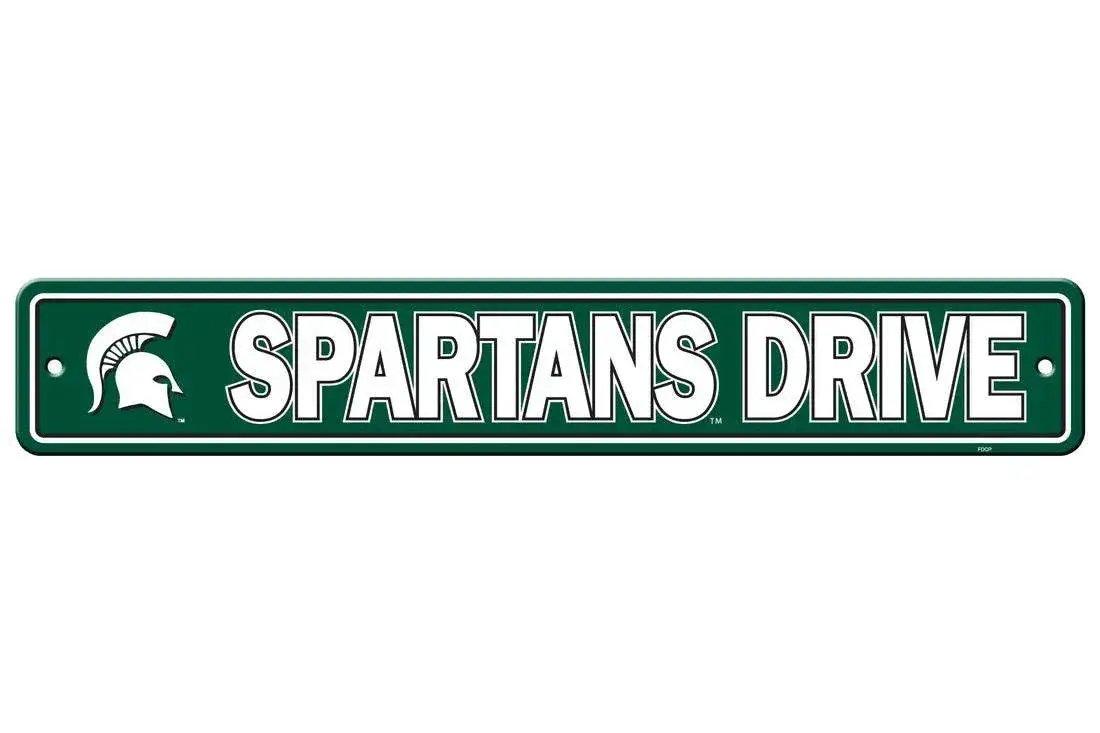  Michigan State Spartans 4x24 Plastic Street Sign Decor -  ToylandEU™
