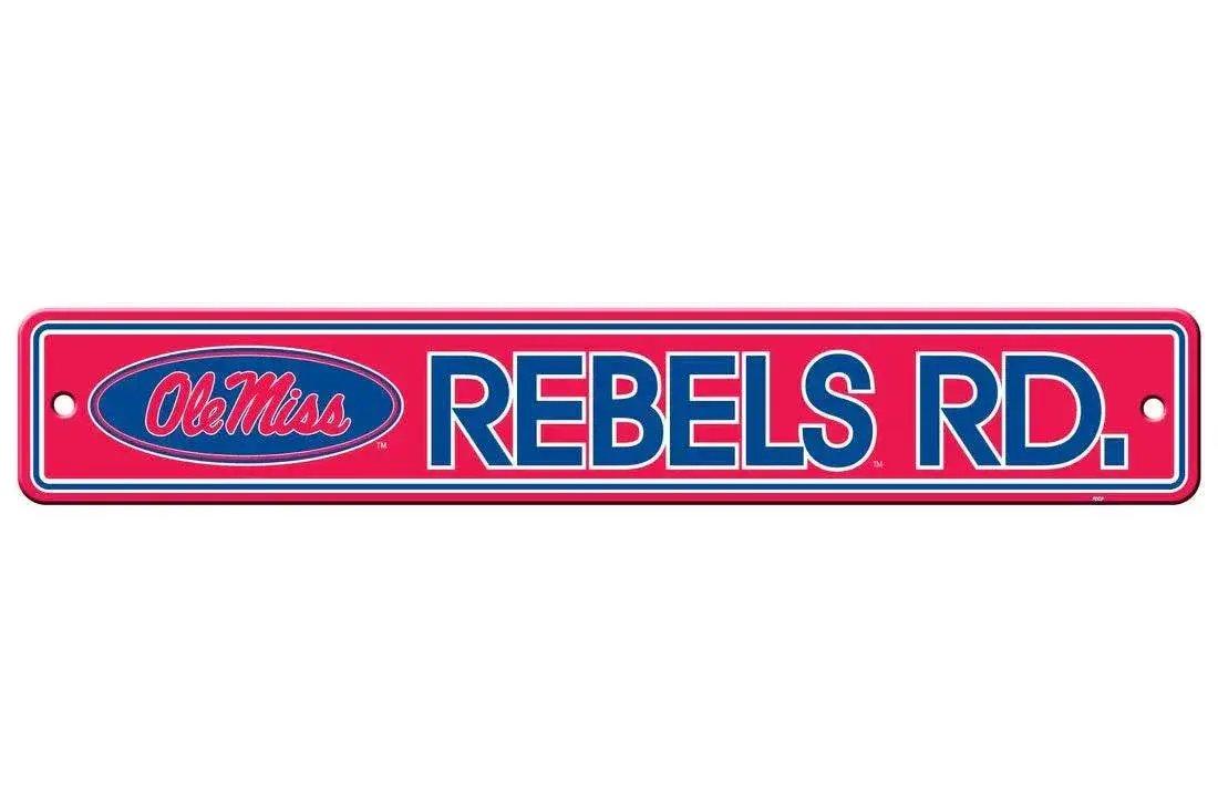  Mississippi Rebels Sign 4x24 Plastic Street Style Decor -  ToylandEU™