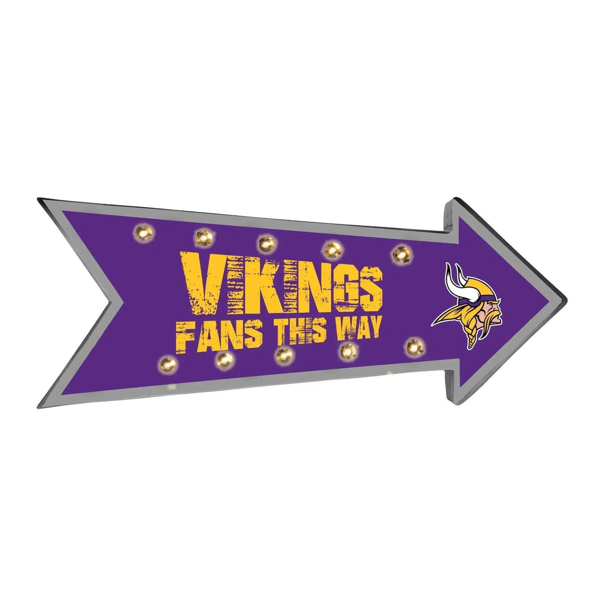  Minnesota Vikings Arrow Marquee Sign Running Light Bright -  ToylandEU™
