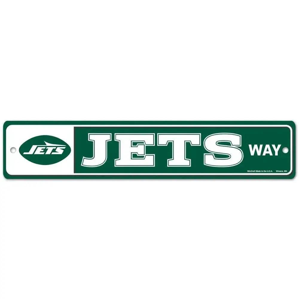  New York Jets Plastic Street Sign Wall Decor For Fans -  ToylandEU™