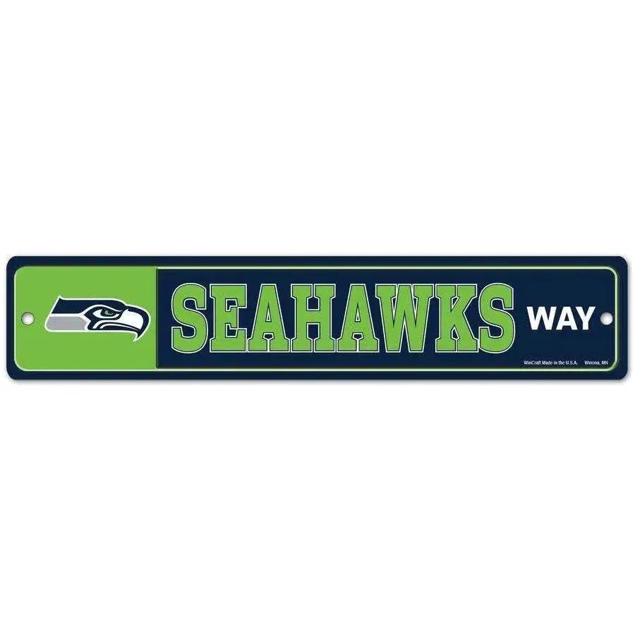  Seattle Seahawks Plastic Street Sign Team Pride Home Decor -  ToylandEU™
