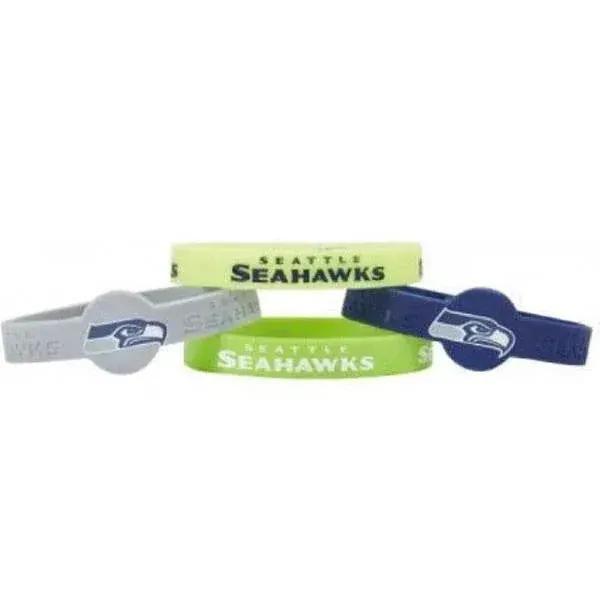  Seattle Seahawks Official Silicone Bracelets 4 Pack -  ToylandEU™