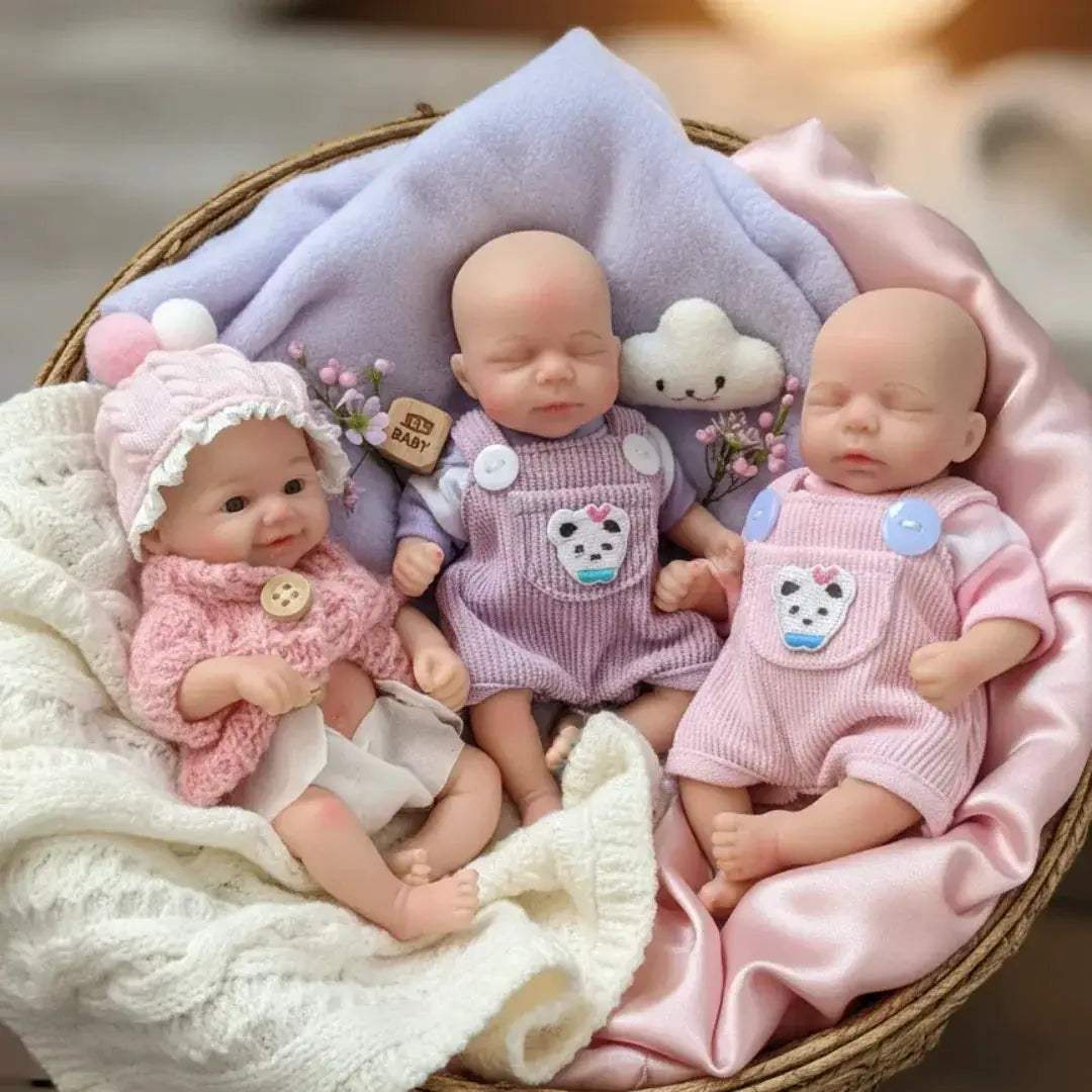 Silicone Doll Mini Doll 6 Inch Lifelike Soft Touch - ToylandEU