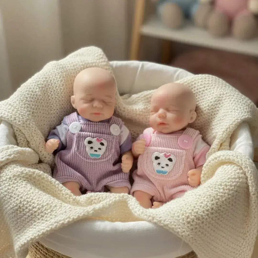 Silicone Doll Mini Doll 6 Inch Lifelike Soft Touch - ToylandEU