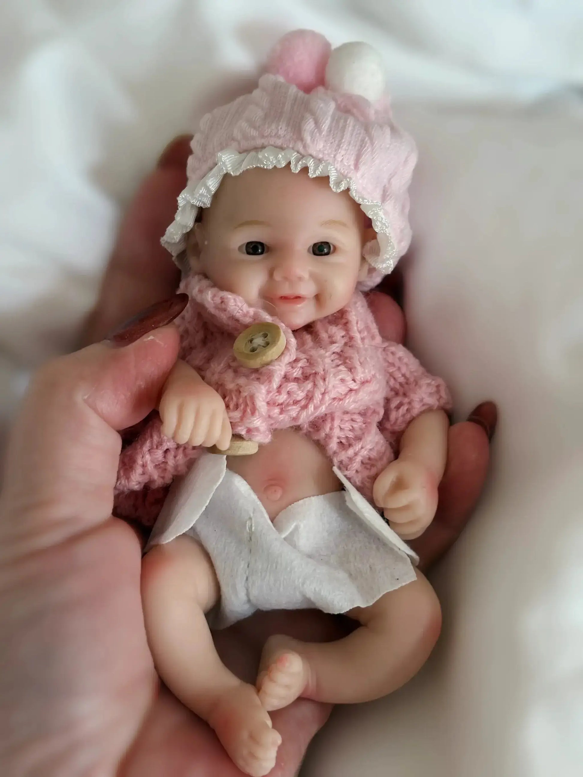 Silicone Doll Mini Doll 6 Inch Lifelike Soft Touch - ToylandEU