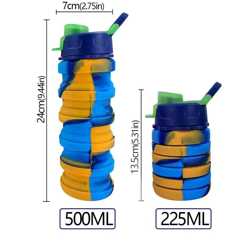  Silicone Foldable Water Bottle Camouflage Leakproof -  ToylandEU™