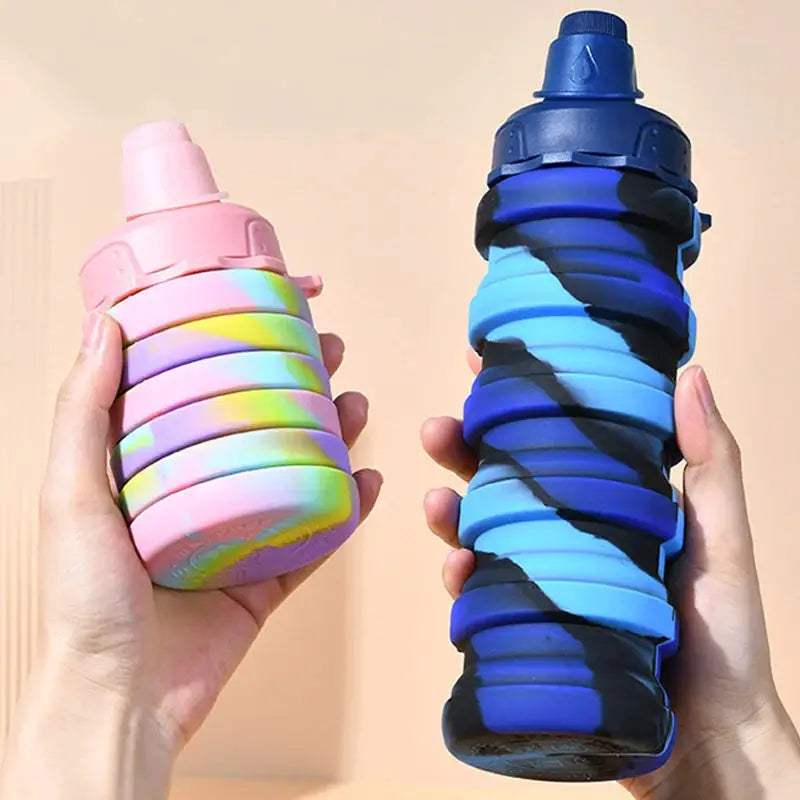  Silicone Foldable Water Bottle Camouflage Leakproof -  ToylandEU™