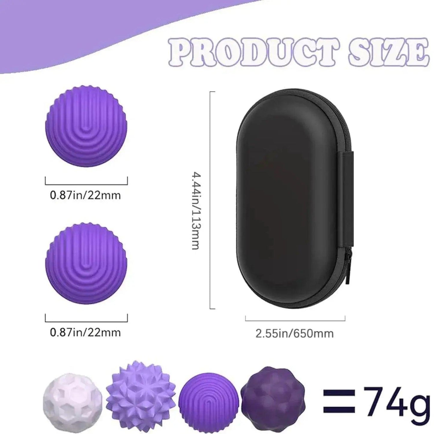 Silicone Magnetic Sensory Balls Fidget Toy for Stress Relief -  ToylandEU™