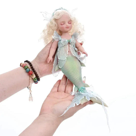  Silicone Mermaid Doll Soft Touch Reborn Rooted Hair -  ToylandEU™