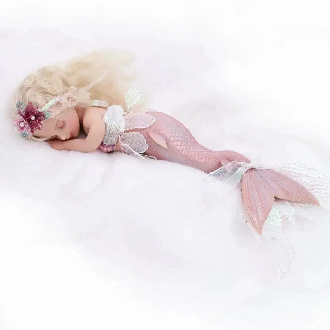  Silicone Mermaid Doll Soft Touch Reborn Rooted Hair -  ToylandEU™