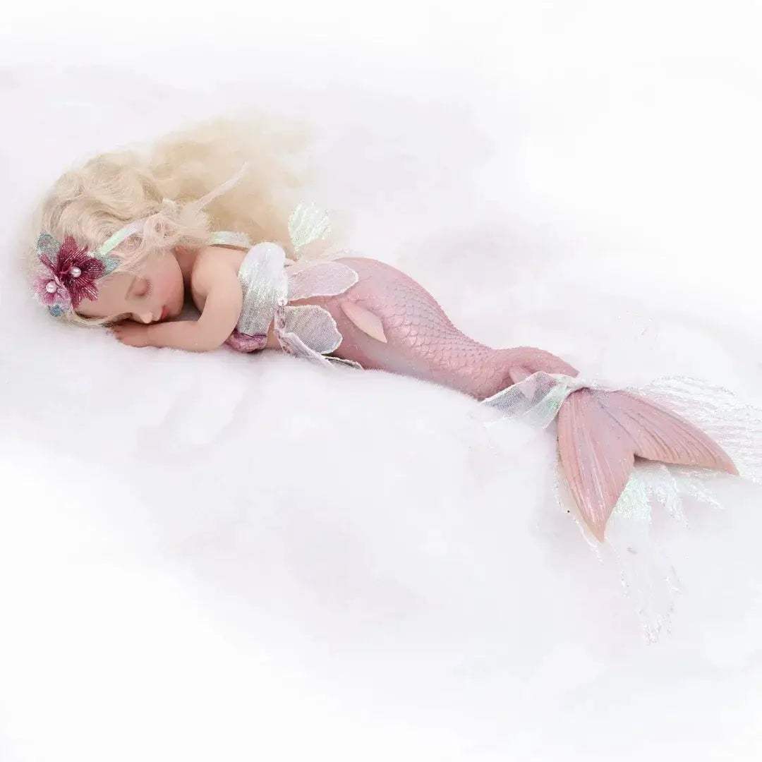  Silicone Mermaid Doll Soft Touch Reborn Rooted Hair -  ToylandEU™