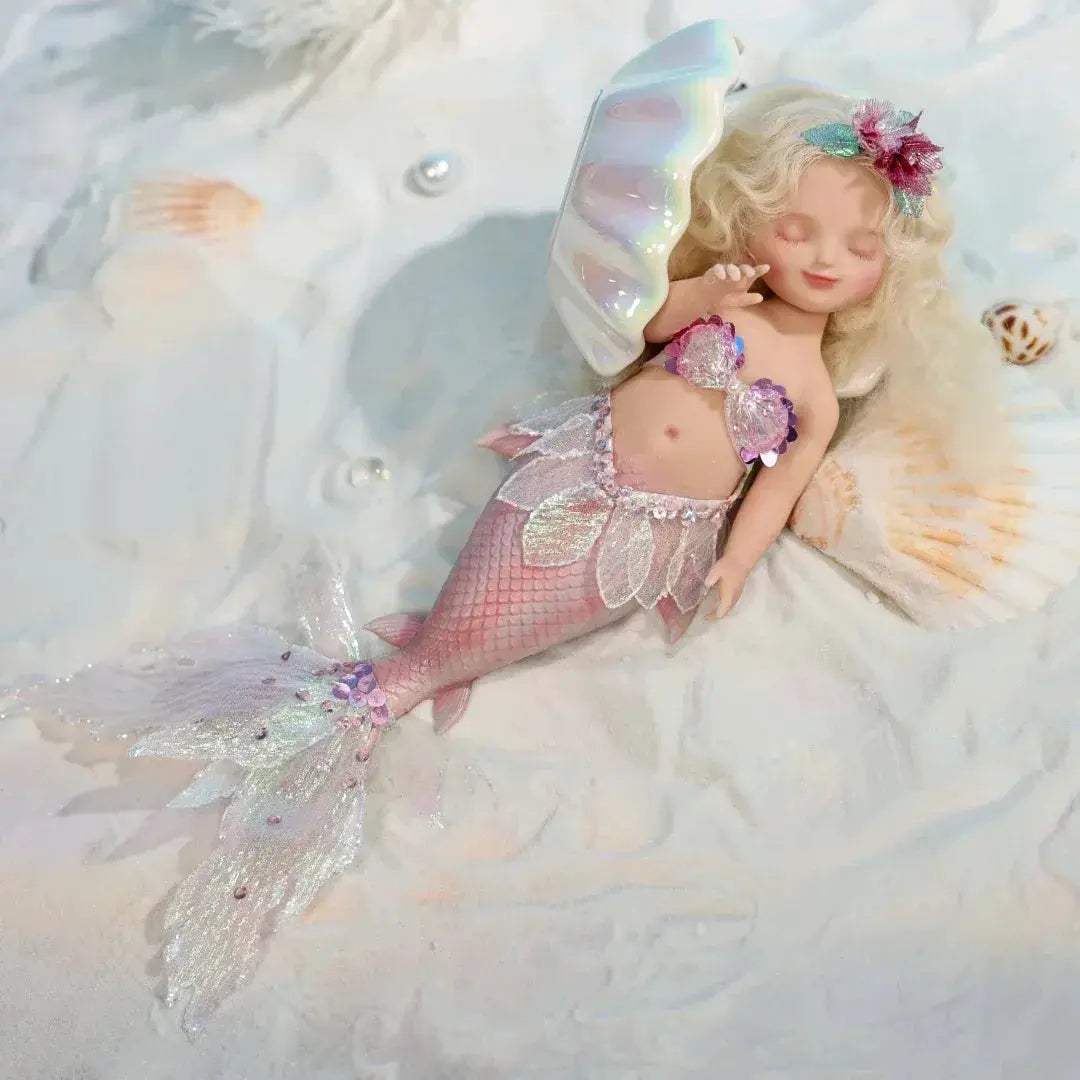  Silicone Mermaid Doll Soft Touch Reborn Rooted Hair -  ToylandEU™