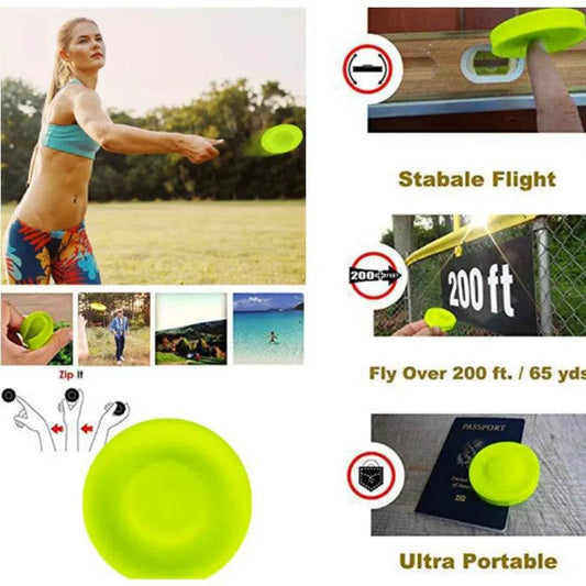 Silicone Mini Flying Disk - Ultimate Outdoor Fun & Decompression Toy - ToylandEU