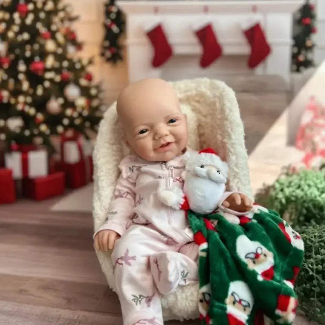 Silicone Reborn Baby Doll 20cm Charlie Boy Handmade Painted Skin - ToylandEU