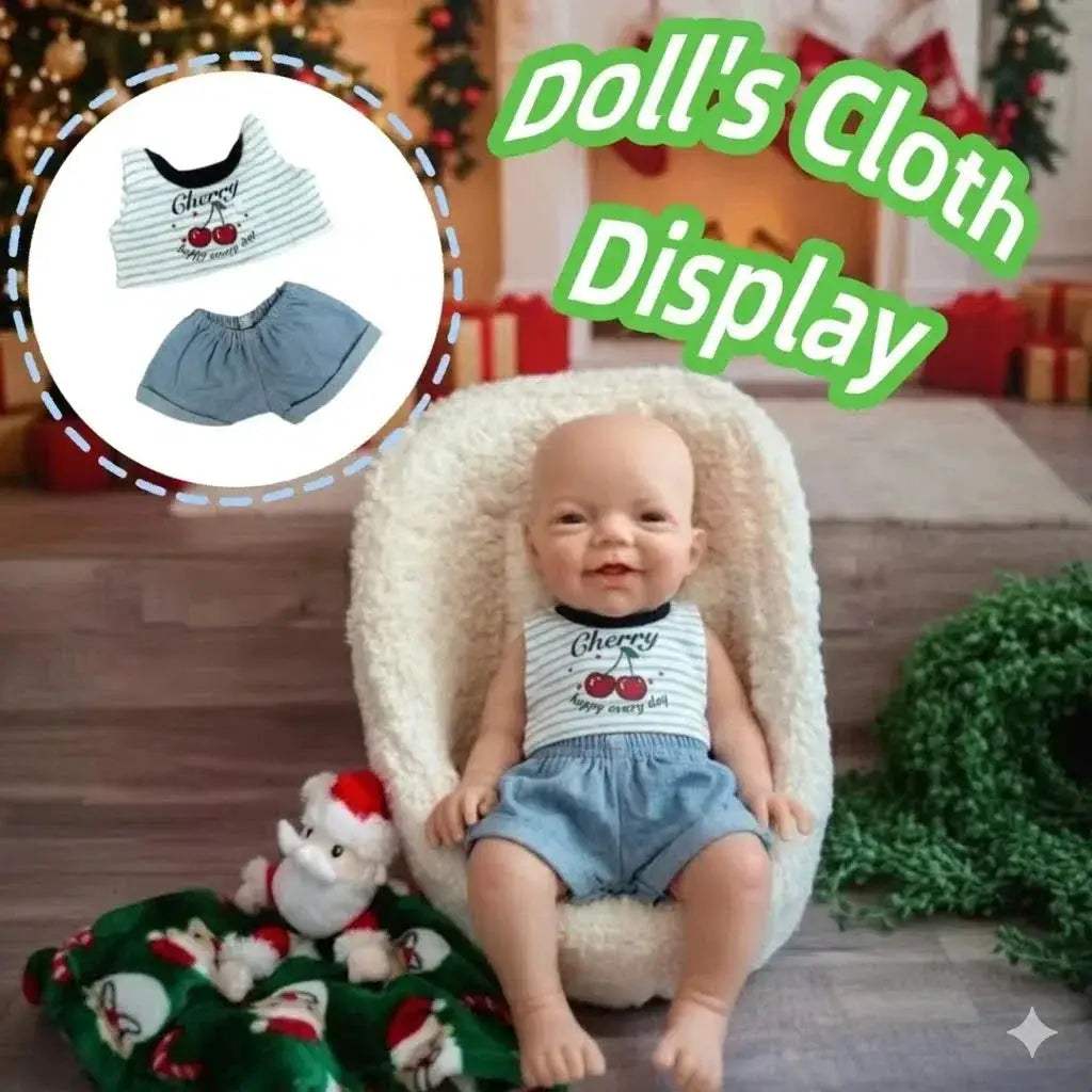 Silicone Reborn Baby Doll 20cm Charlie Boy Handmade Painted Skin - ToylandEU