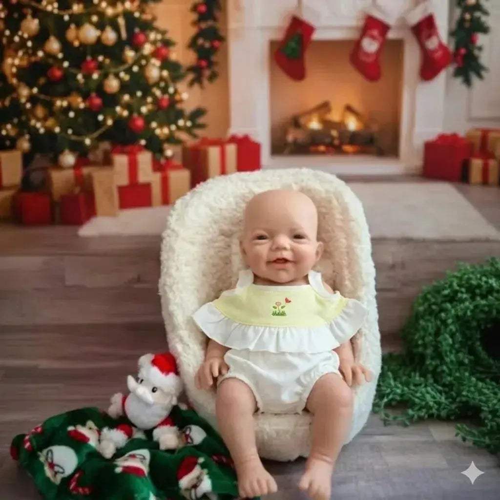 Silicone Reborn Baby Doll 20cm Charlie Boy Handmade Painted Skin - ToylandEU