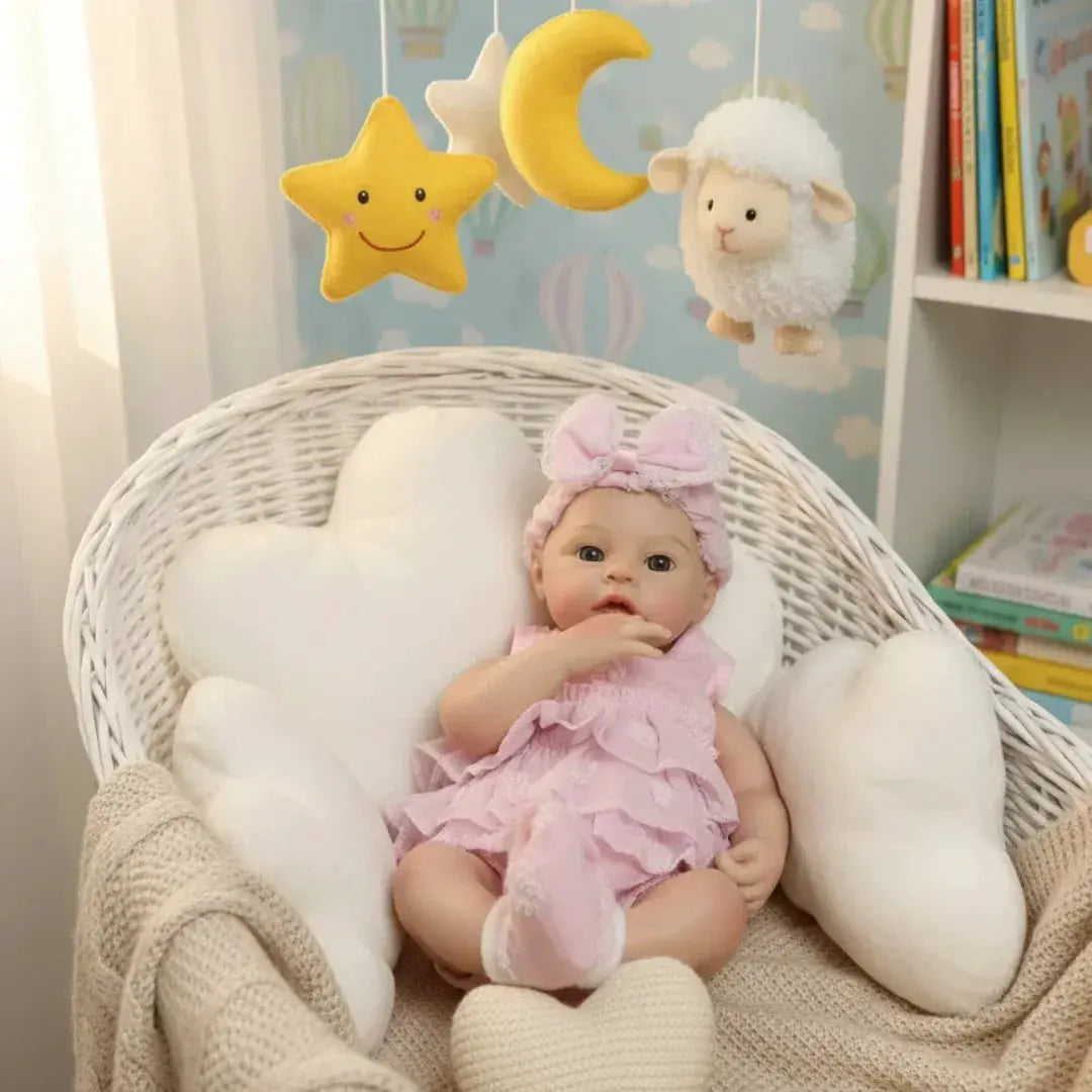 Silicone Reborn Baby Doll 33cm Lifelike Washable Premium - ToylandEU