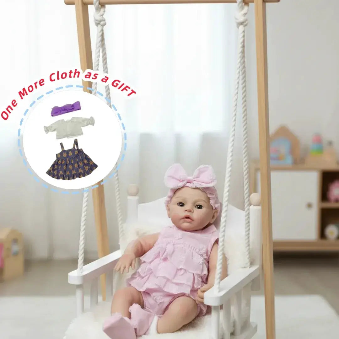 Silicone Reborn Baby Doll 33cm Lifelike Washable Premium - ToylandEU