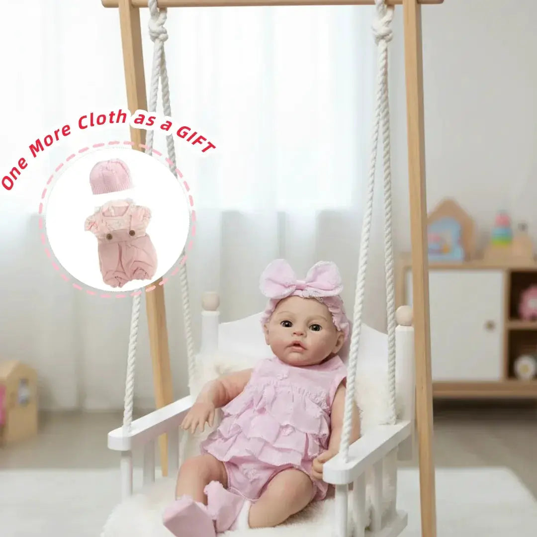 Silicone Reborn Baby Doll 33cm Lifelike Washable Premium - ToylandEU