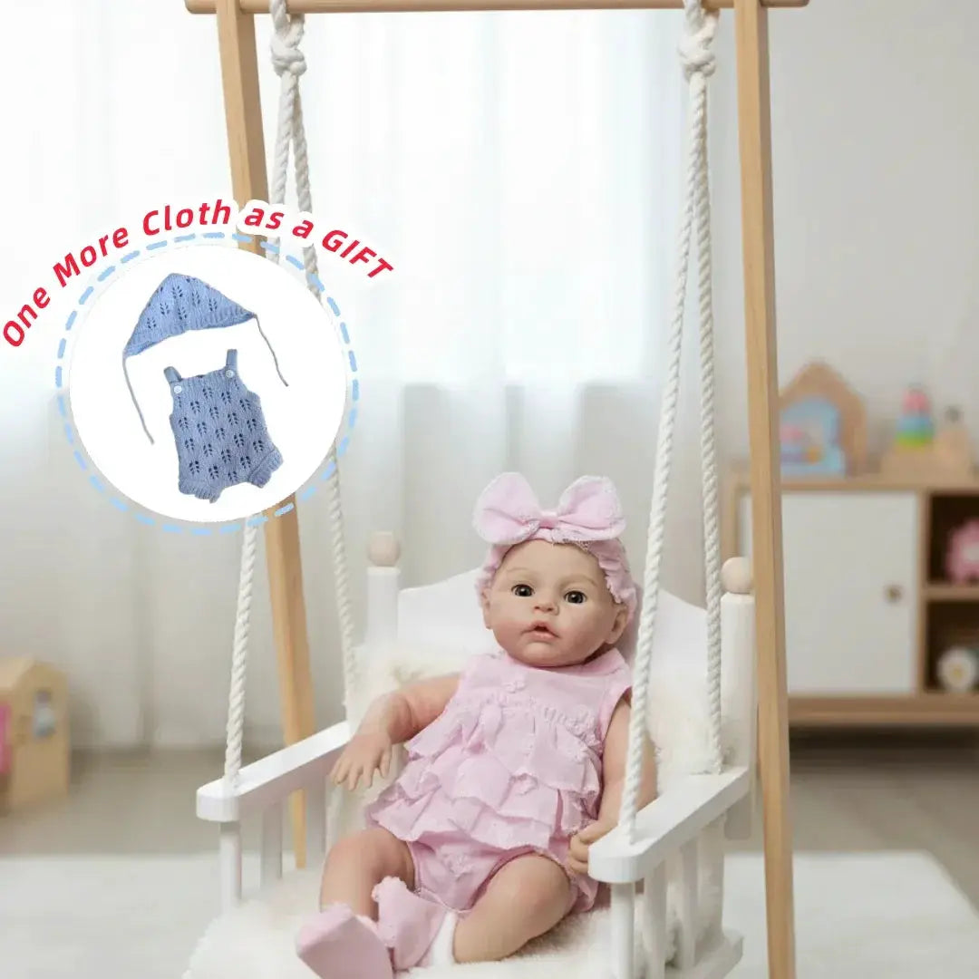 Silicone Reborn Baby Doll 33cm Lifelike Washable Premium - ToylandEU