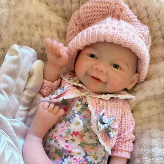 Silicone Reborn Baby Doll 33cm Open Mouth Soft Touch Deluxe -  ToylandEU™