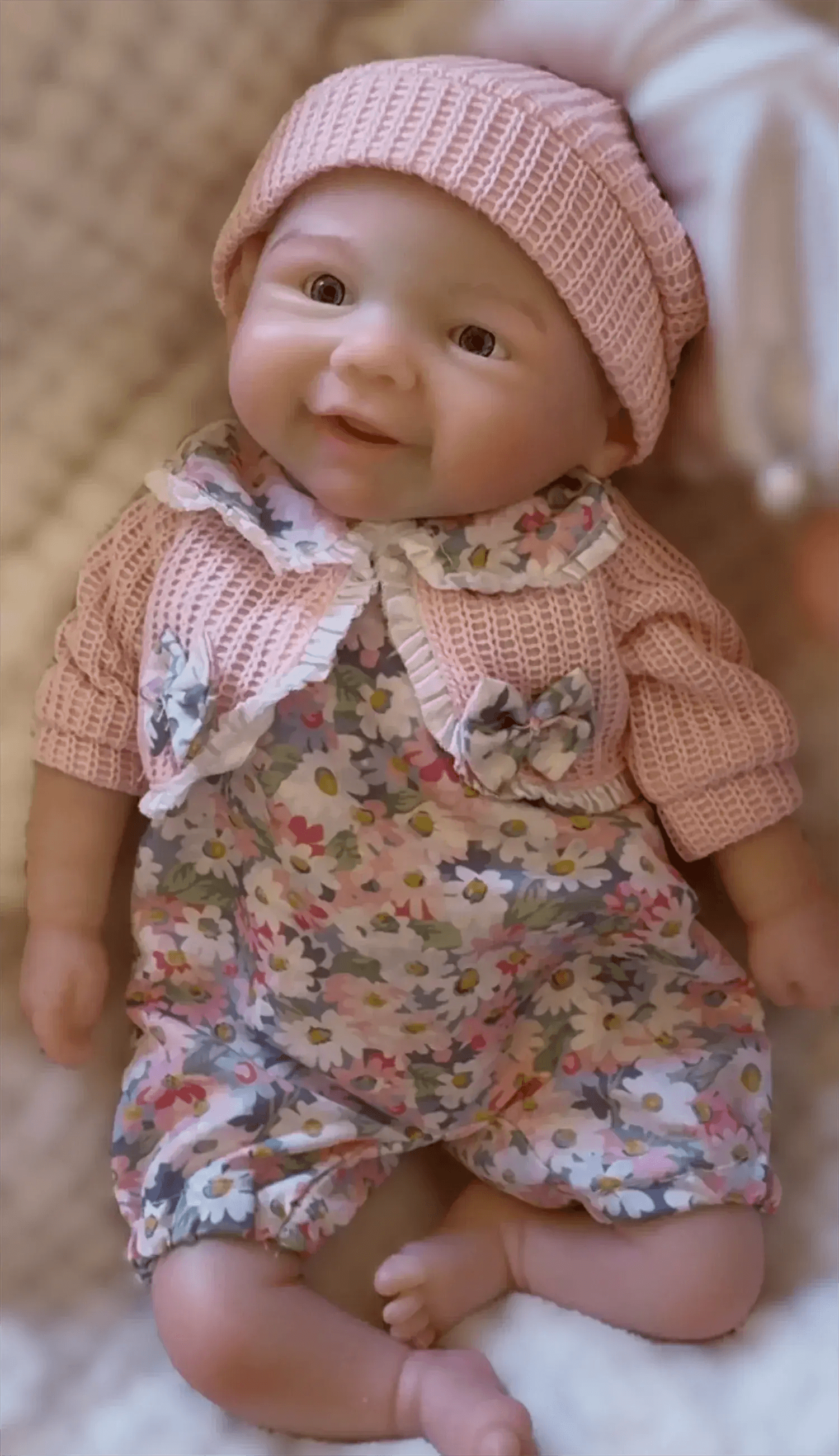  Silicone Reborn Baby Doll 33cm Open Mouth Soft Touch Deluxe -  ToylandEU™