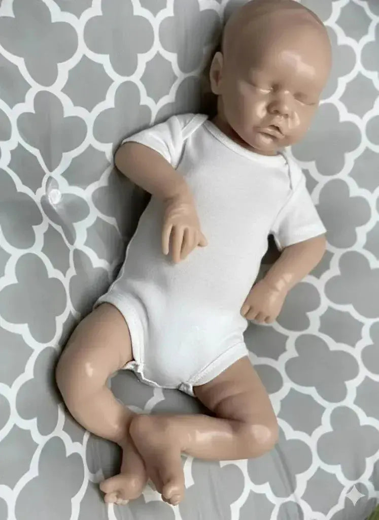 Silicone Reborn Baby Doll 42 45 Cm Open Mouth Washable - ToylandEU