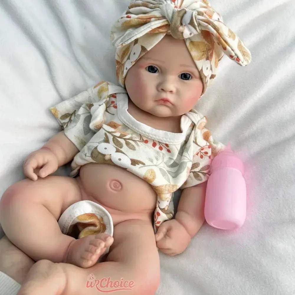 Silicone Reborn Baby Doll Open Mouth 18 Inch Memorial Keepsake - ToylandEU