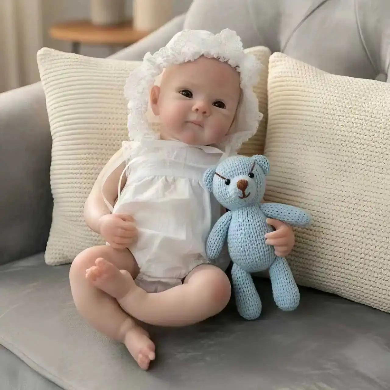  Silicone Reborn Baby Dolls Open Mouth Washable Body -  ToylandEU™