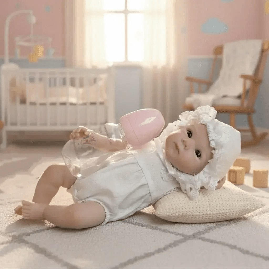  Silicone Reborn Baby Dolls Open Mouth Washable Body -  ToylandEU™