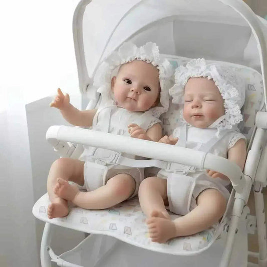  Silicone Reborn Baby Dolls Open Mouth Washable Body -  ToylandEU™