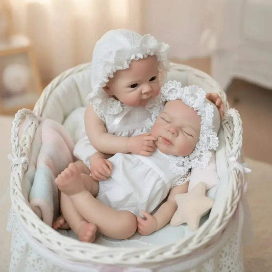  Silicone Reborn Baby Dolls Open Mouth Washable Body -  ToylandEU™