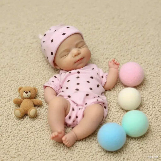  Silicone Reborn Doll 13 Inch Open Mouth 3D Painted -  ToylandEU™