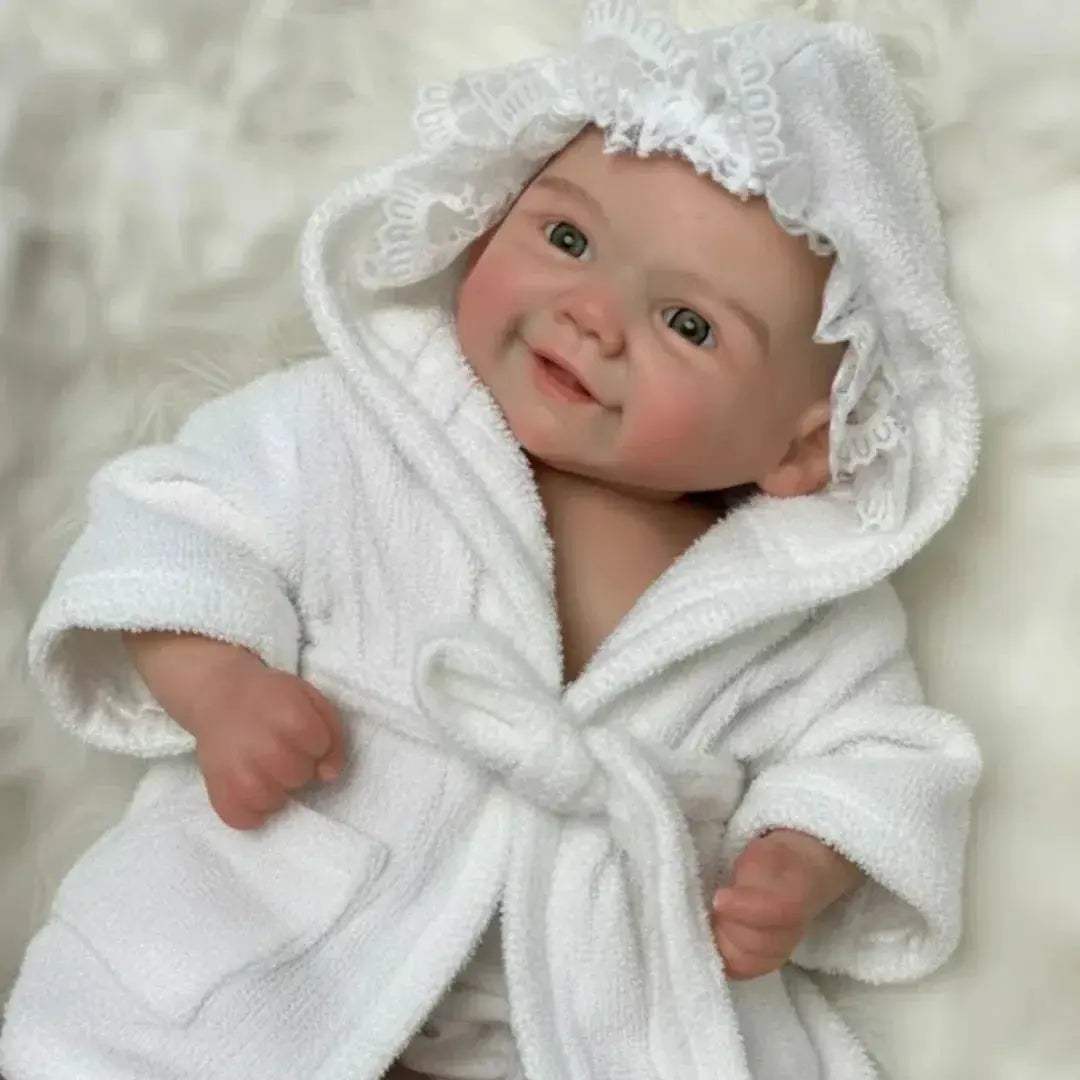 Silicone Reborn Doll 13 Inch Soft Touch Vivienne Girl - ToylandEU