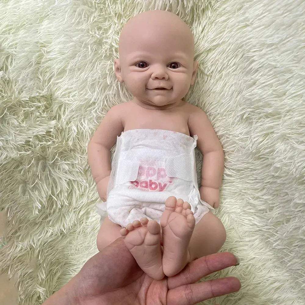 Silicone Reborn Doll 17 Inch Realistic Baby Girl Companion - ToylandEU