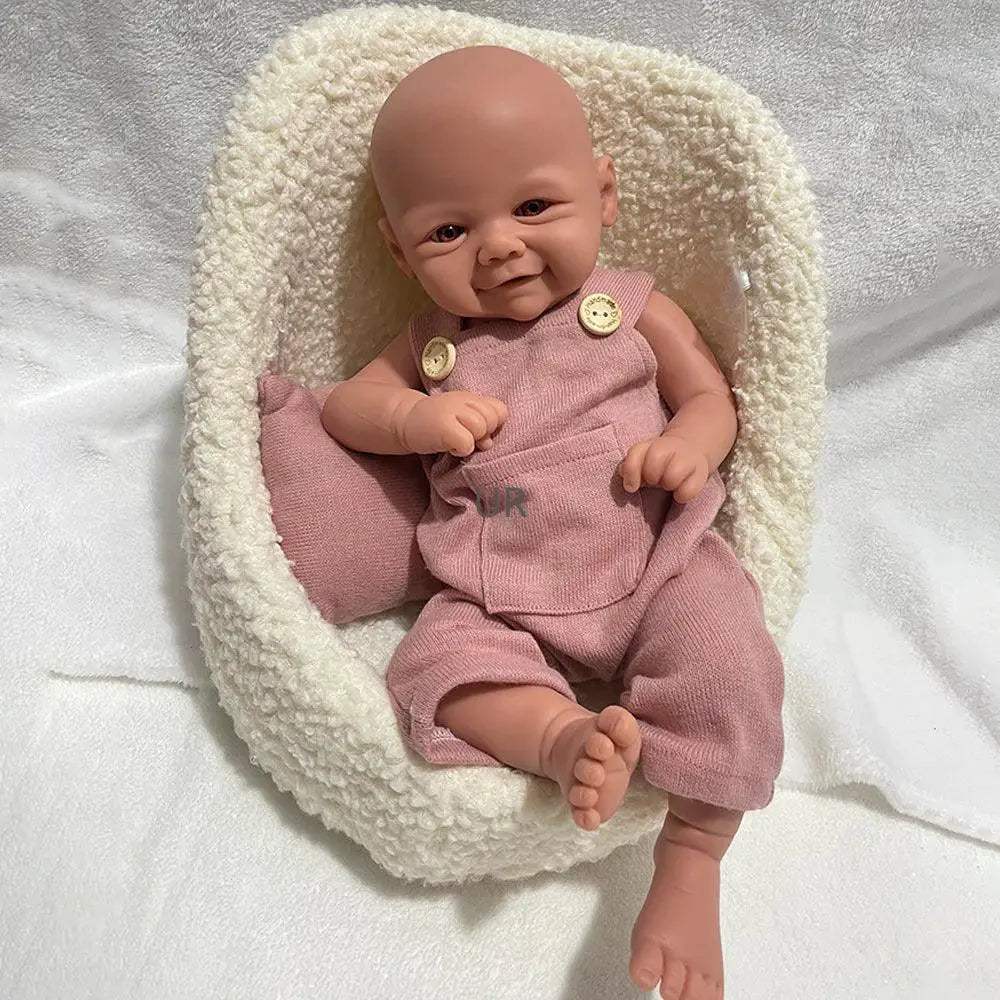 Silicone Reborn Doll 17 Inch Realistic Baby Girl Companion - ToylandEU