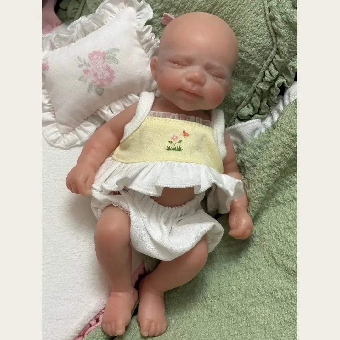 Silicone Reborn Doll 20cm Soft Touch Lifelike Newborn - ToylandEU