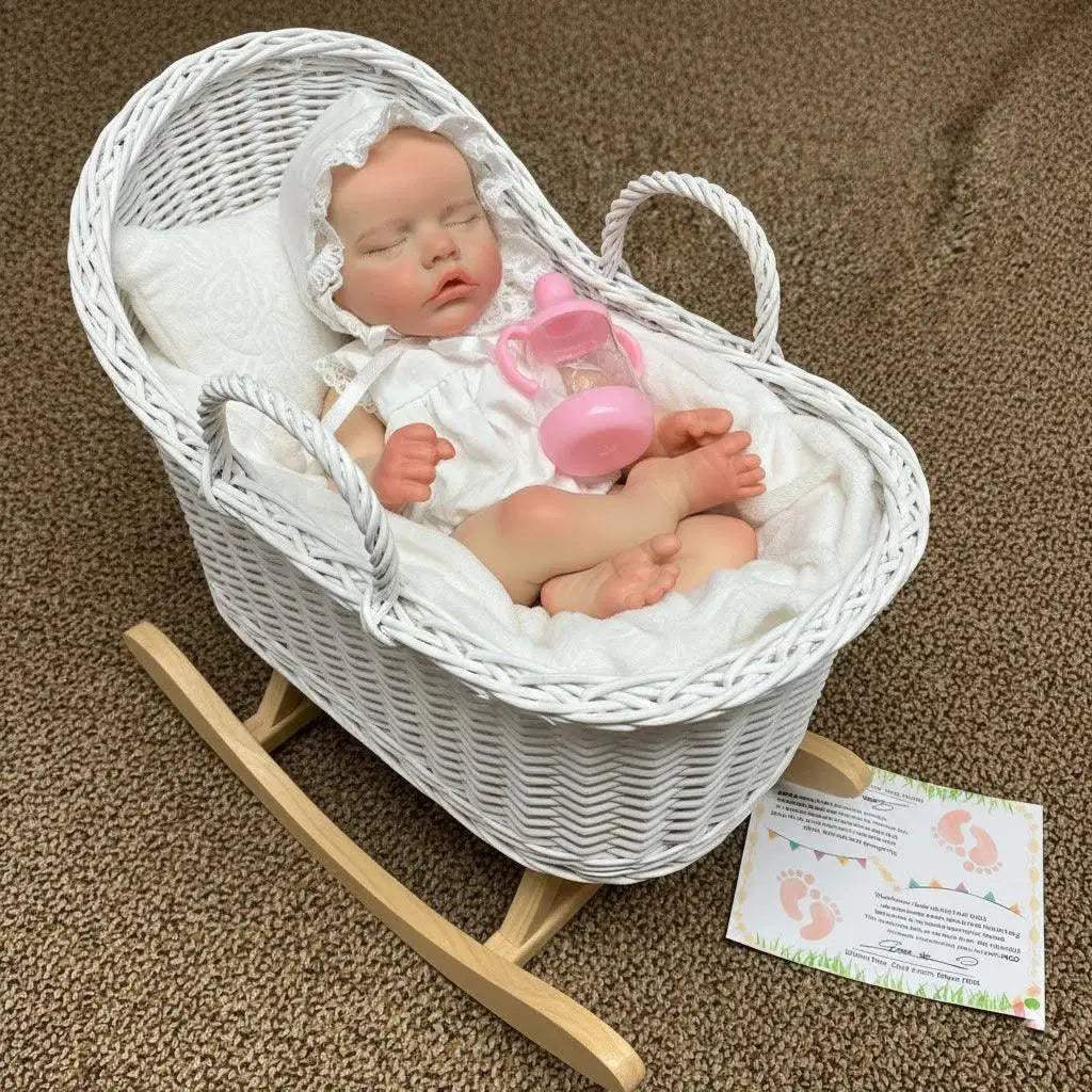 Silicone Reborn Doll 33cm Waterproof Body Painted Skin - ToylandEU