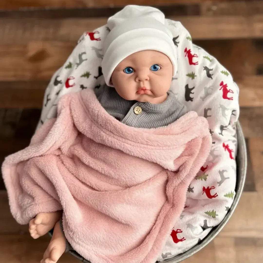  Silicone Reborn Doll 45cm Open Mouth Handmade Girl -  ToylandEU™