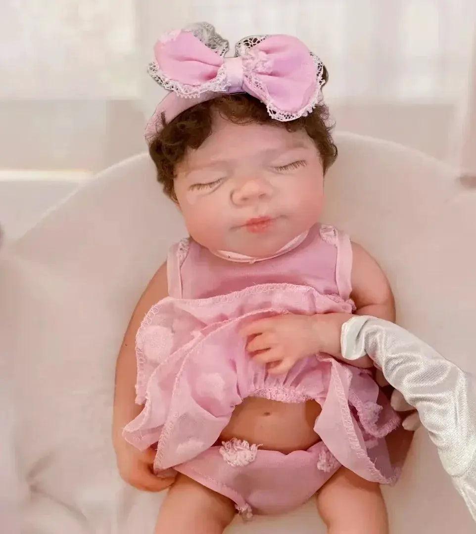  Silicone Reborn Doll Lifelike Painted Skin Open Mouth -  ToylandEU™