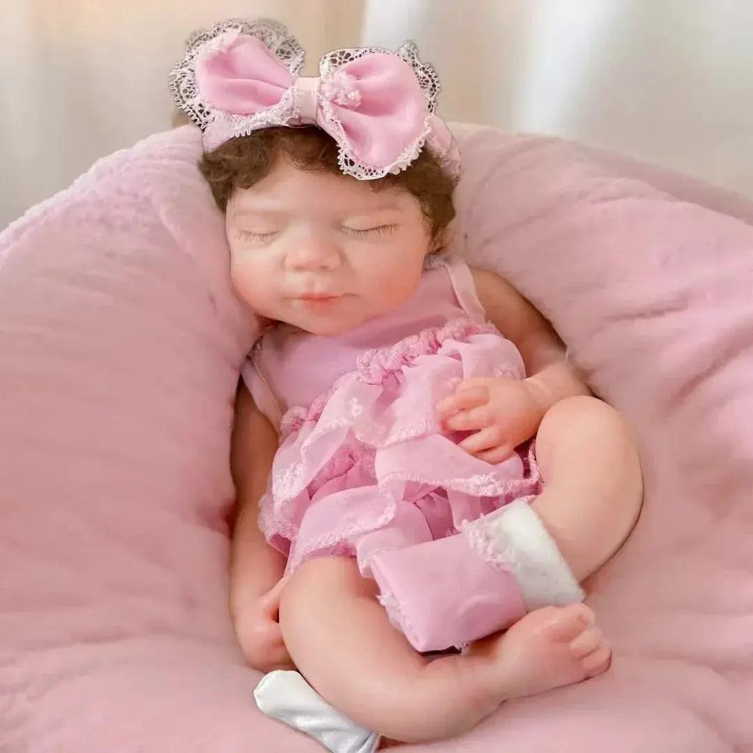  Silicone Reborn Doll Lifelike Painted Skin Open Mouth -  ToylandEU™