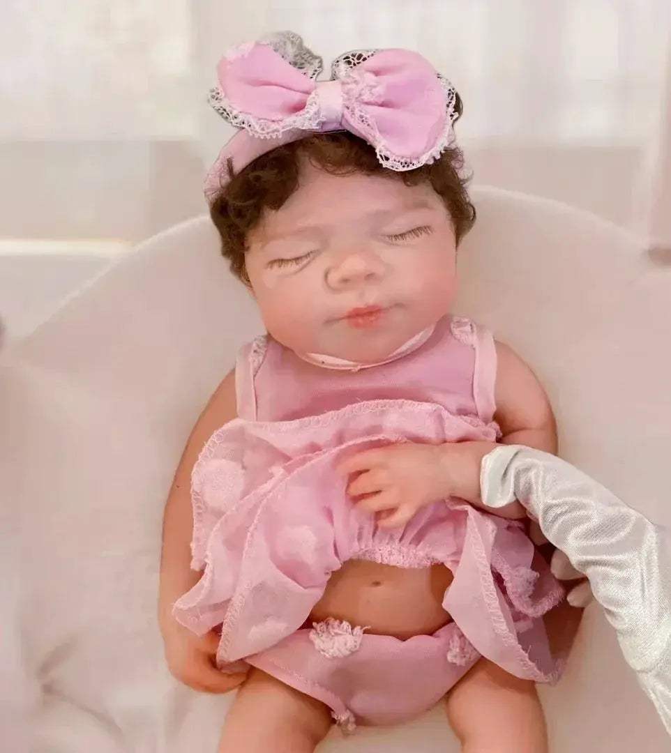  Silicone Reborn Doll Lifelike Painted Skin Open Mouth -  ToylandEU™