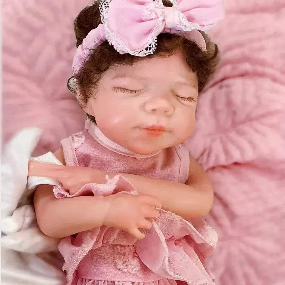  Silicone Reborn Doll Lifelike Painted Skin Open Mouth -  ToylandEU™